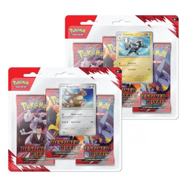PREVENTA 3-Booster Blister Destined Rivals Pokémon (español) - Imagen 2