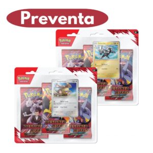 PREVENTA 3-Booster Blister Destined Rivals Pokémon (ingles)
