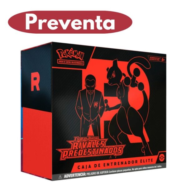 PREVENTA Caja de Entrenador Élite de Escarlata y Púrpura - Destined Rivals  Pokémon (inglés)