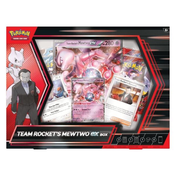 TEAM ROCKET'S MEWTWO EX BOX INGLES - Pokémon TCG