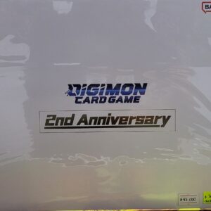 Juego de Cartas Digimon 2do Aniversario Set PB-12E SELLADO Tarjetas de Promoción Sellado x14
