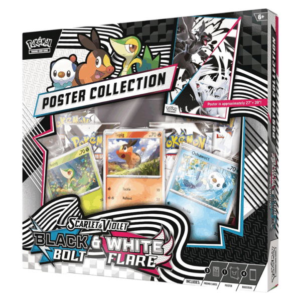 POSTER COLLECTION INGLES BLACK BOLT & WHITE FRARE - Pokémon TCG