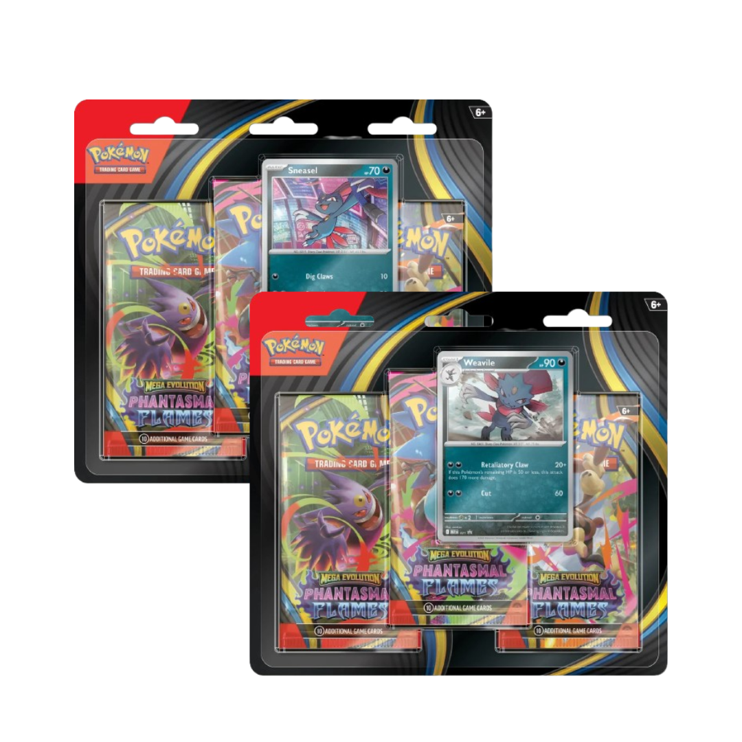 Pokémon: Mega Evolutions – Phantasmal Flames 3-Pack Blister Español