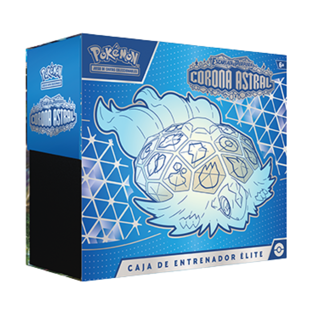 Caja de Entrenador Élite de Escarlata y Púrpura-Corona Astral de JCC Pokémon español