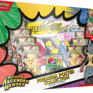 PREVENTA / MEGA EVOLUTION ASCENDED HEROES PREMIUM POSTER COLLECTION ESPAÑOL Mega Lucario ex