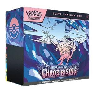 POKÉMON TCG: ELITE TRAINER BOX MEGA EVOLUTION CHAOS RISING ESPAÑOL