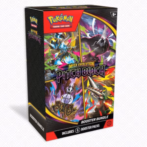 PREVENTA Pokémon TCG: Mega Evolución— Paquete de refuerzo Pitch Black INGLES