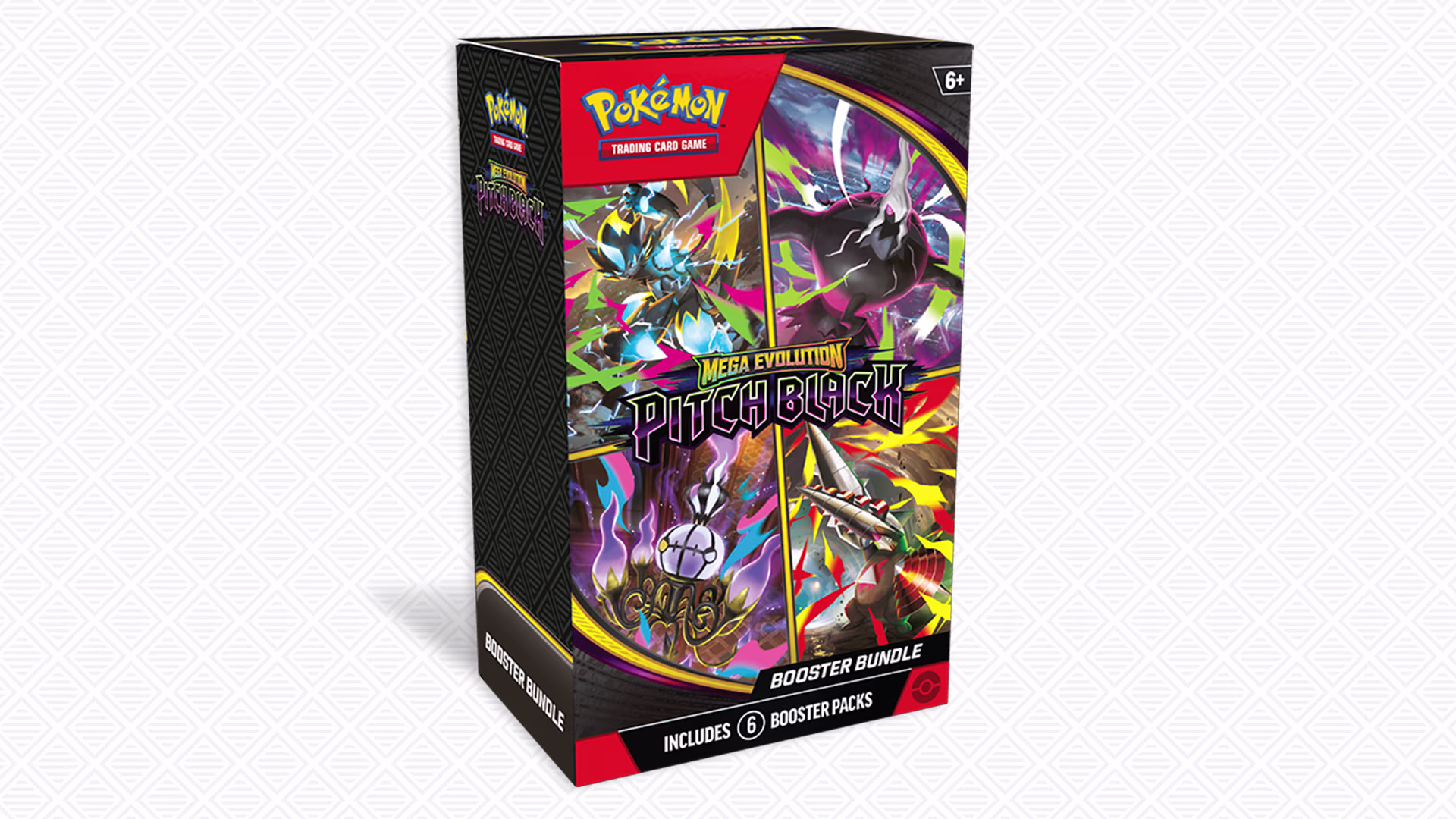 PREVENTA Pokémon TCG: Mega Evolución— Paquete de refuerzo Pitch Black INGLES