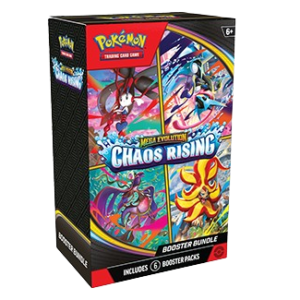 POKÉMON TCG: BOOSTER BUNDLE MEGA EVOLUTION CHAOS RISING INGLES